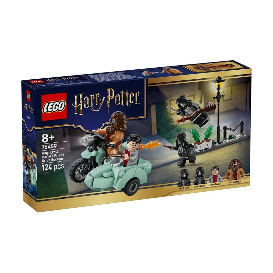 Конструктор LEGO Harry Potter Геґрід і Гаррі: Втеча з Тисової вулиці, 124 деталі, від 8 років (76459)